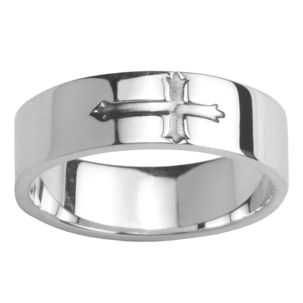 Sterling Silver Cross Ring