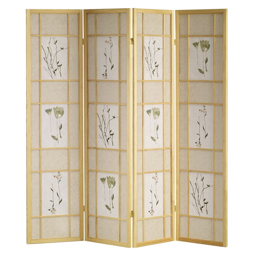 Ore 4 Panel Shoji Screen - Natural at Kmart.com