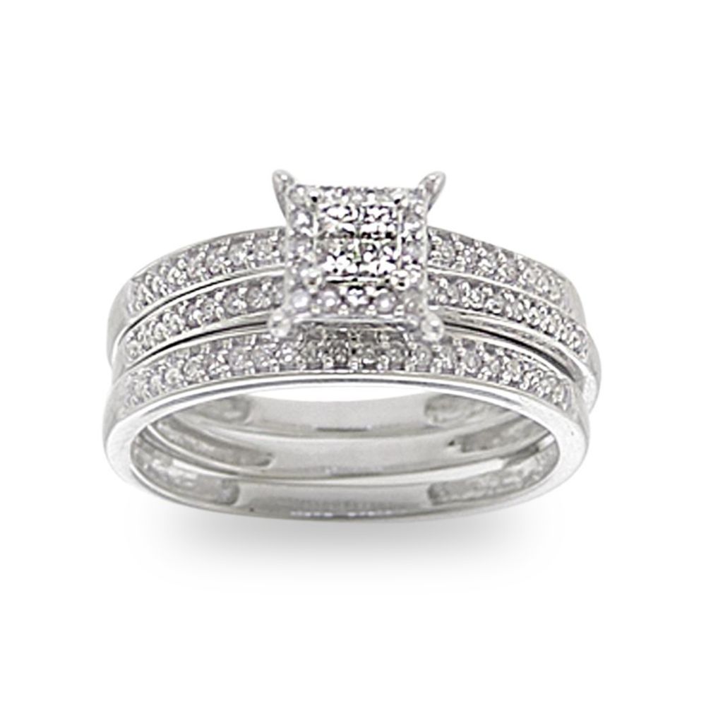 Sears trio wedding ring sets