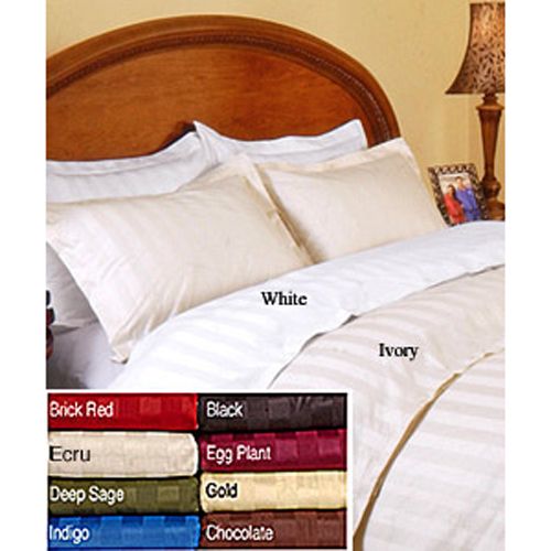 800 Thread Count Stripe Cabana Duvet Cover