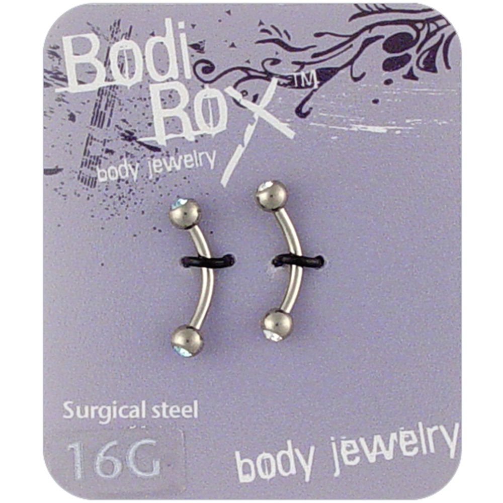 Bodi Rox 16G Jeweled Eyebrow Duo at Sears.com