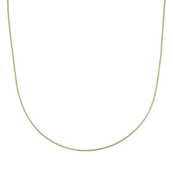 24k Gold Over Sterling Silver Snake Necklace CN260-v