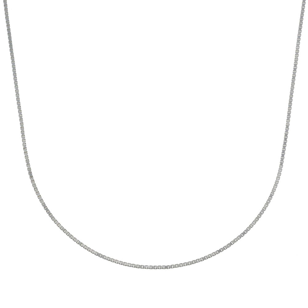 Sterling Silver Diamond-cut Box Necklace at Kmart.com