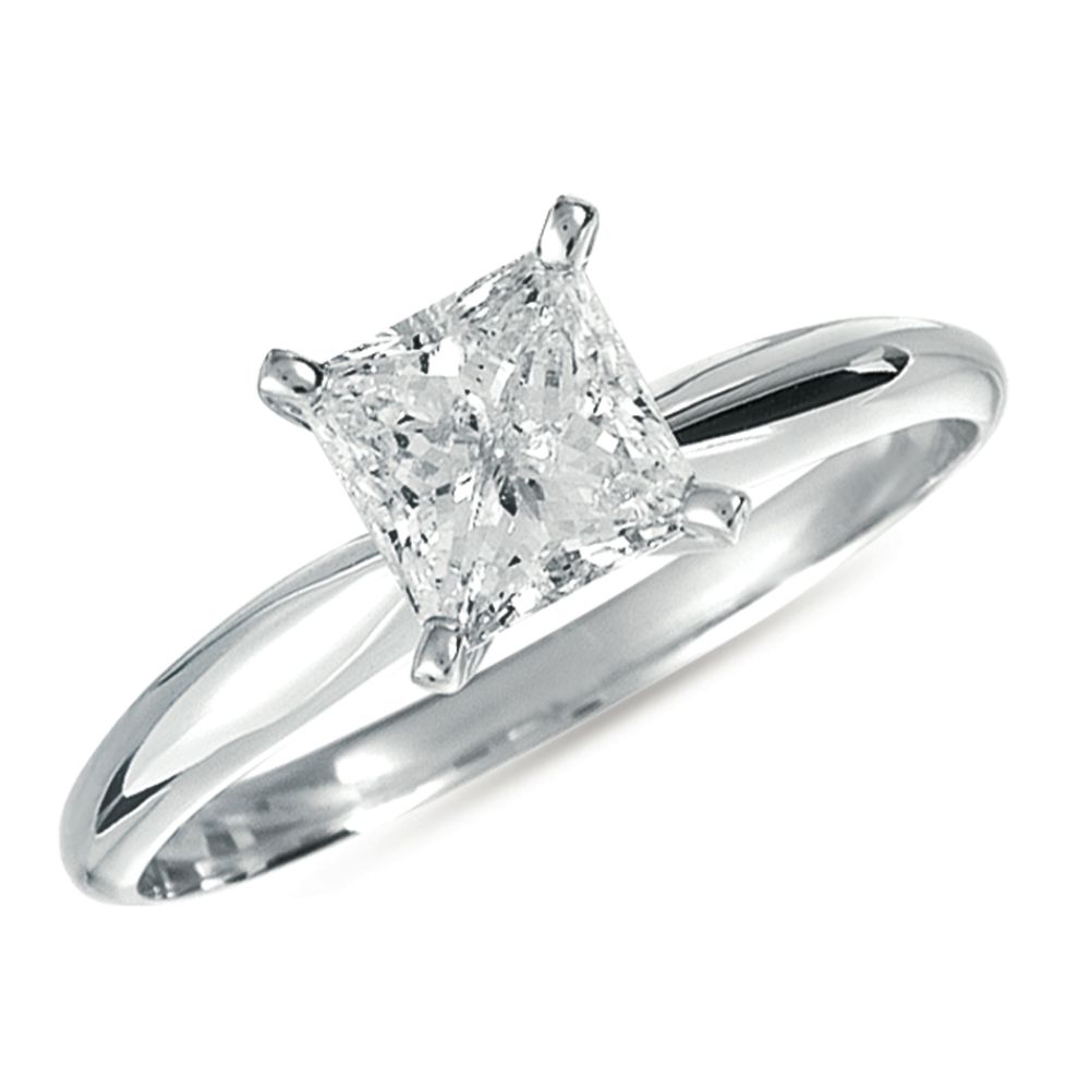 Today Tomorrow Together 14KW 1 cttw Princess Cut Diamond Solitaire Ring