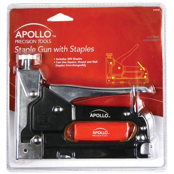 Apollo Staple Gun With Staples - Dt0740 DT0740