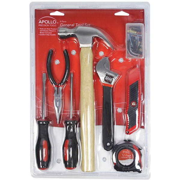 Apollo 8 Piece General Tool Kit - Dt1043 DT1043