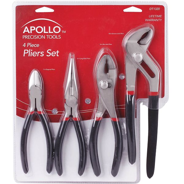 Apollo 4 Piece Pliers Set - Dt1320 DT1320