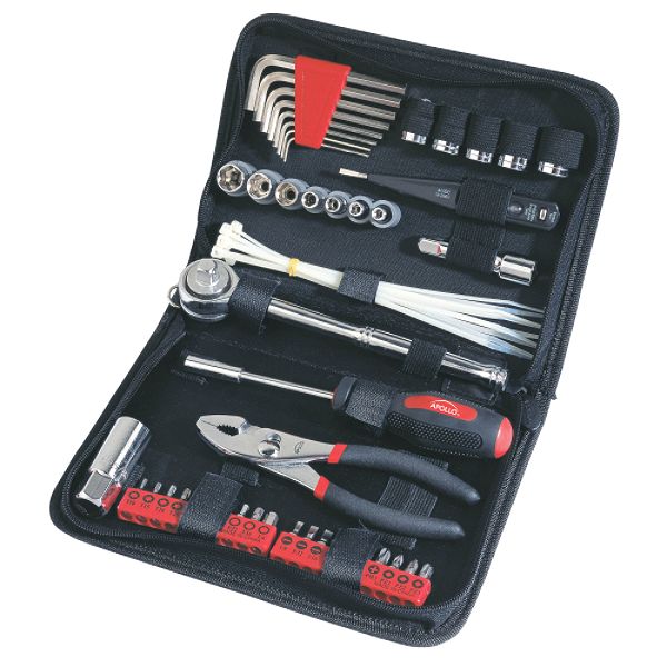 Apollo 56 Piece Auto Tool Kit In Zippered Case - Dt9774 DT9774