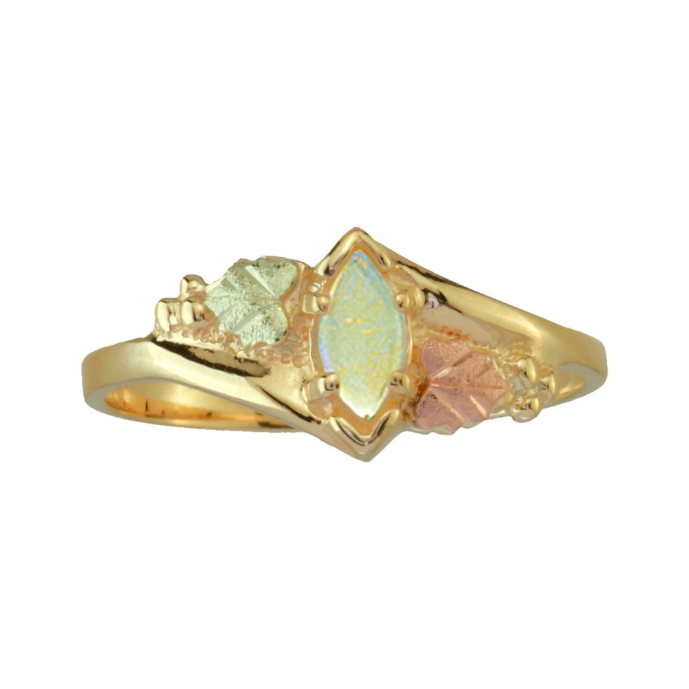 Black Hills Gold Tricolor 10k Marquise Opal Ring at Sears.com