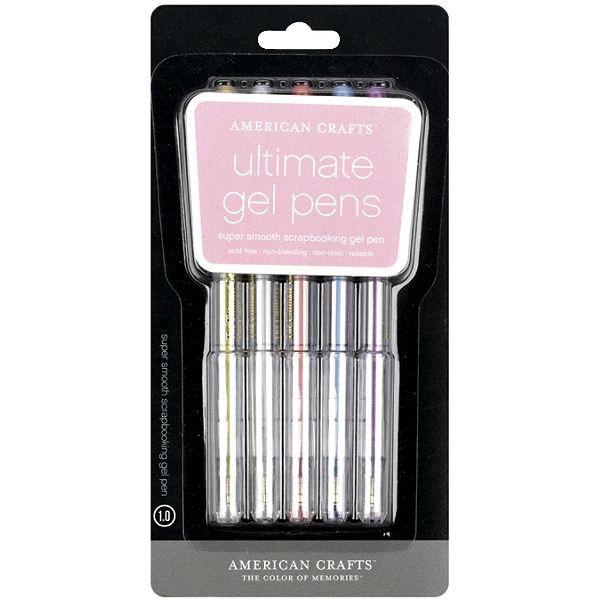 American Crafts METALLICS -ULTIMATE GEL PEN 5PK