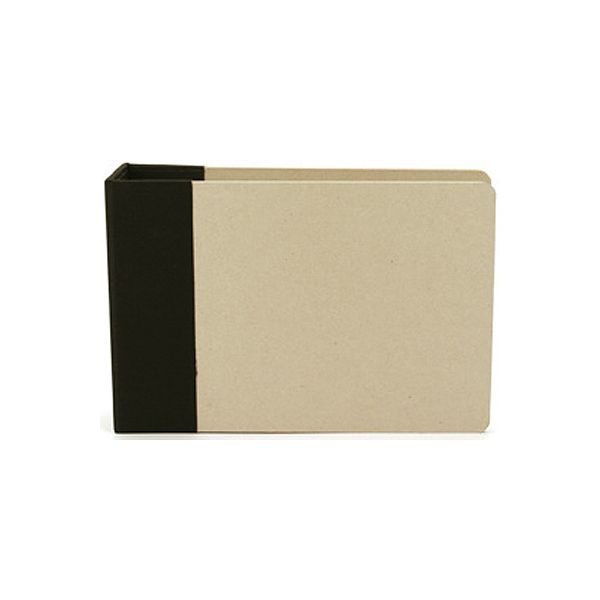 American Crafts Black -modern D-ring Albm6" MR6-76107