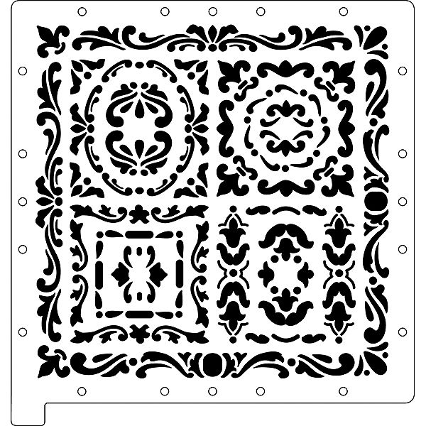 Fiskars PL HERITAG-SCRAPBOSS STENCILS