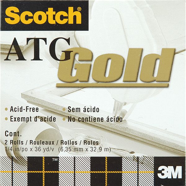3m Scotch Atg Gold Transfer Tape 2/pkg (36 Yards) 90814