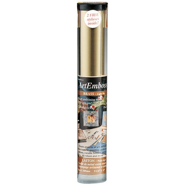 Amaco Light Wgt -artemboss Brass 50064N