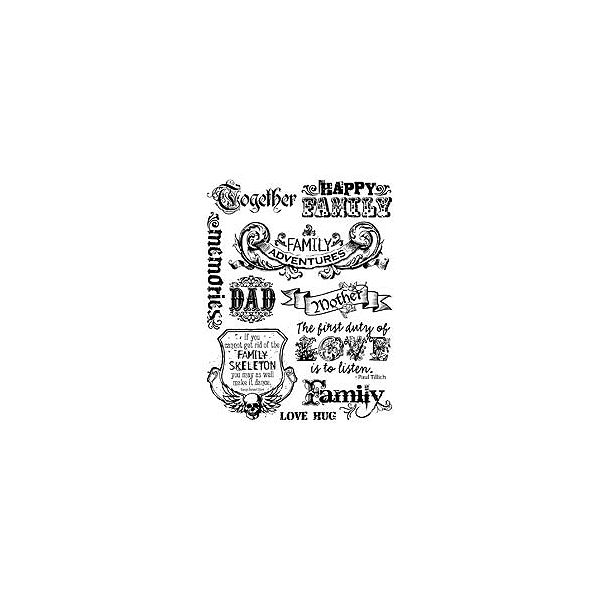 7 Gypsies 7 Gypsies Clear Stamps-ink Family 7G-CSTMP-17737