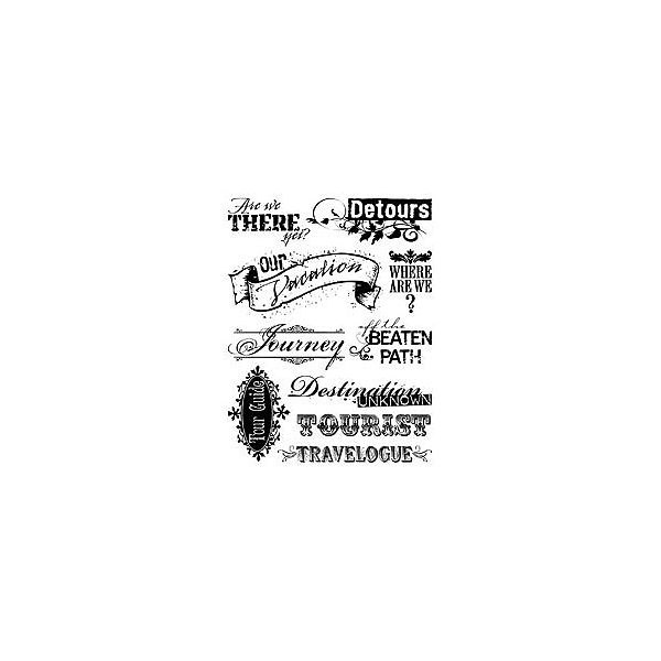 7 Gypsies 7 Gypsies Clear Stamps-ink Travel 7G-CSTMP-17740