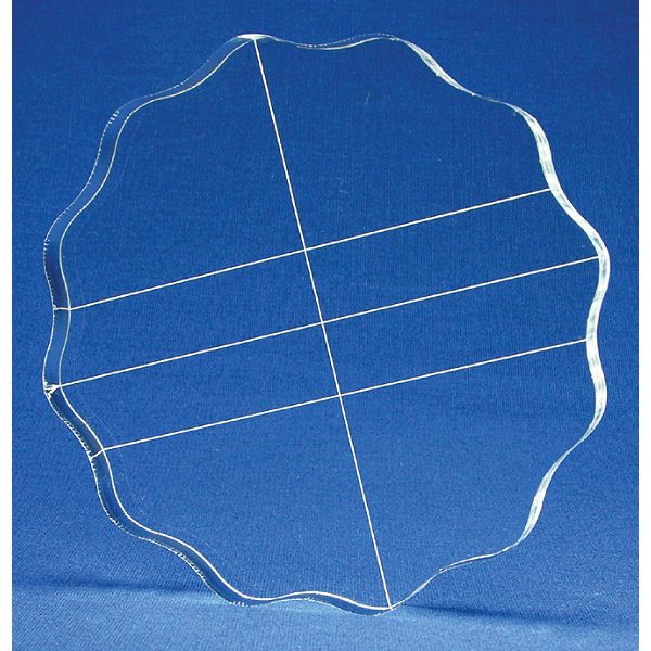 Apple Pie Memories 4.5" Round-acrylic Stamp Block AHZP03