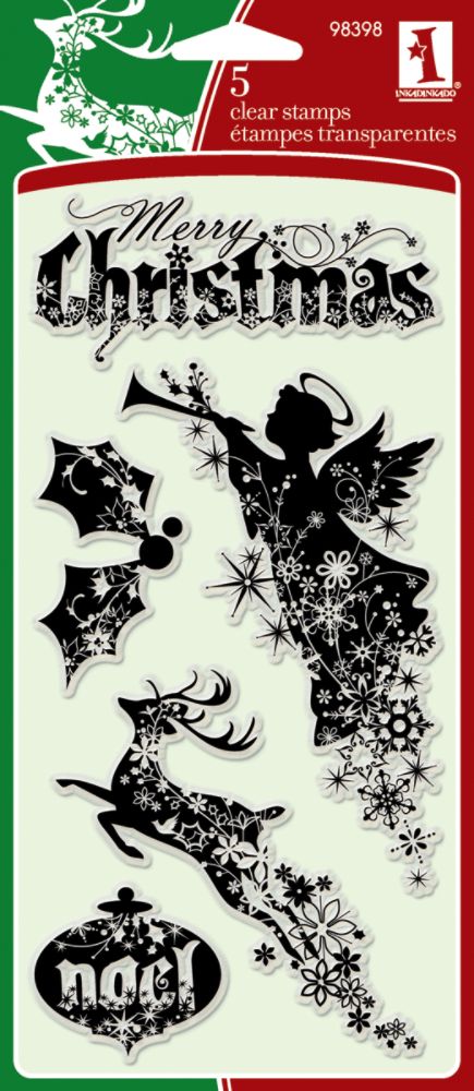Inkadinkado Xmas Silho-Clear On Clear Stamp at Kmart.com