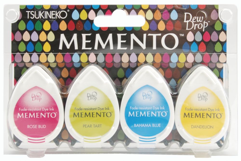 Tsukineko Beach Prty Dew Drop Memento 4Pk