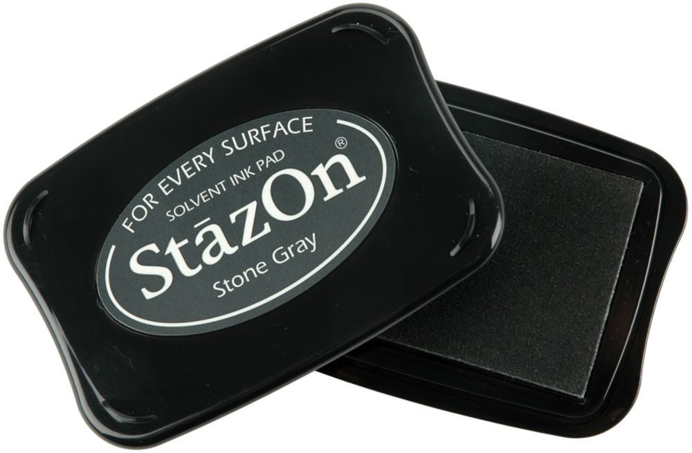 Tsukineko Stone Gray Staz On Ink Pad