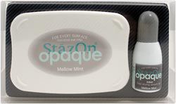 Tsukineko Mello Mint Staz On Opaque Kit