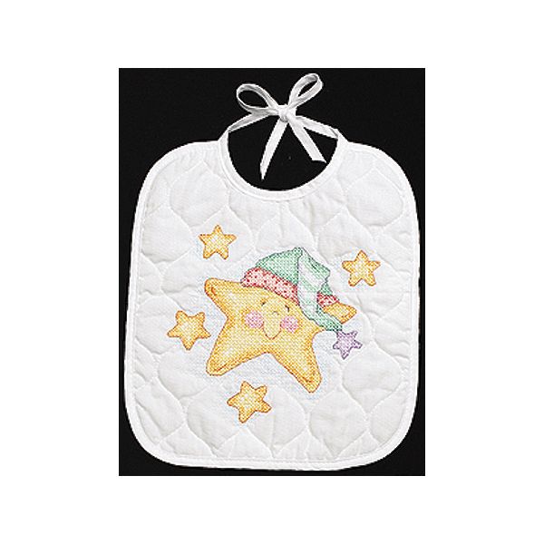 Janlynn 9-1/2"X11"-Sleepy Star Bib