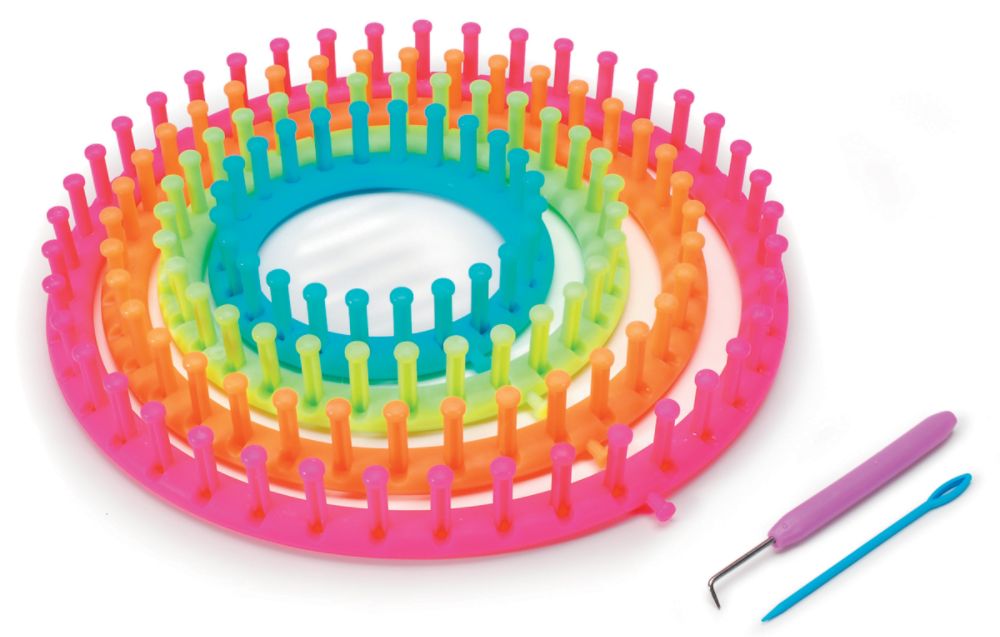DARICE Neon Clrs -Loom Set Ez Knitting