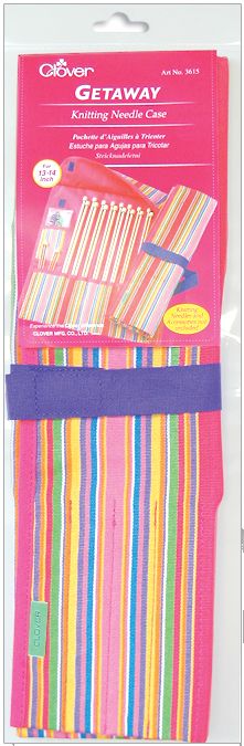 Clover 13-14'' Ndl-Knitting Ndl Case Sp