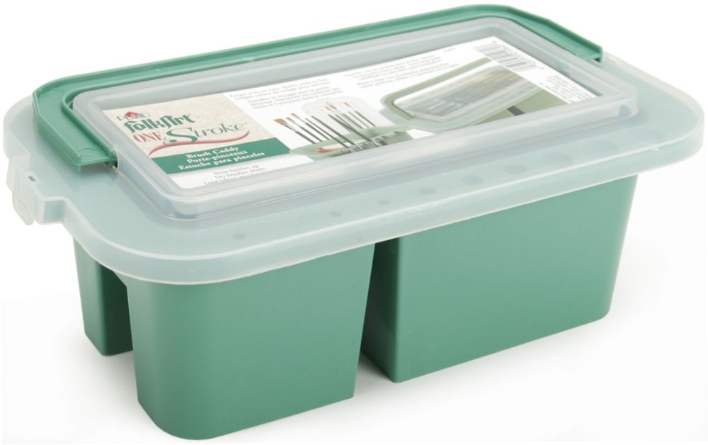 Plaid Brush Caddy Onestroke