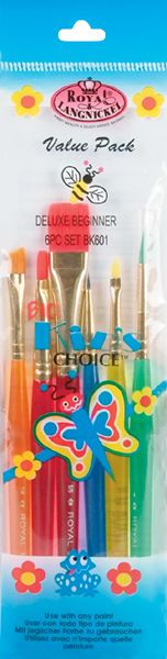 Royal Brush Dlx Begin6-Brush Set Big Kids