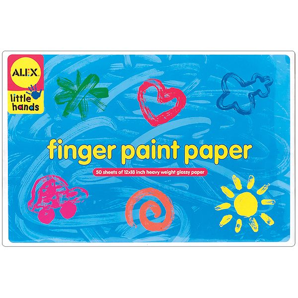 Alex Toys 50 Sheets -finger Paint Paper 275W