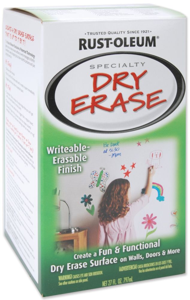 Rust Oleum Glosswhite Paint Dry Erase Whte