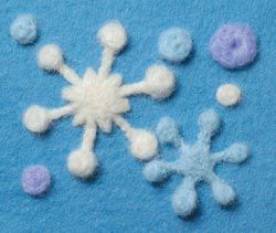 Clover Snow Cryst-Felting Applique Mld at Kmart.com