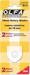 18Mm 2Pkg Olfa 18Mm Blade Rfll