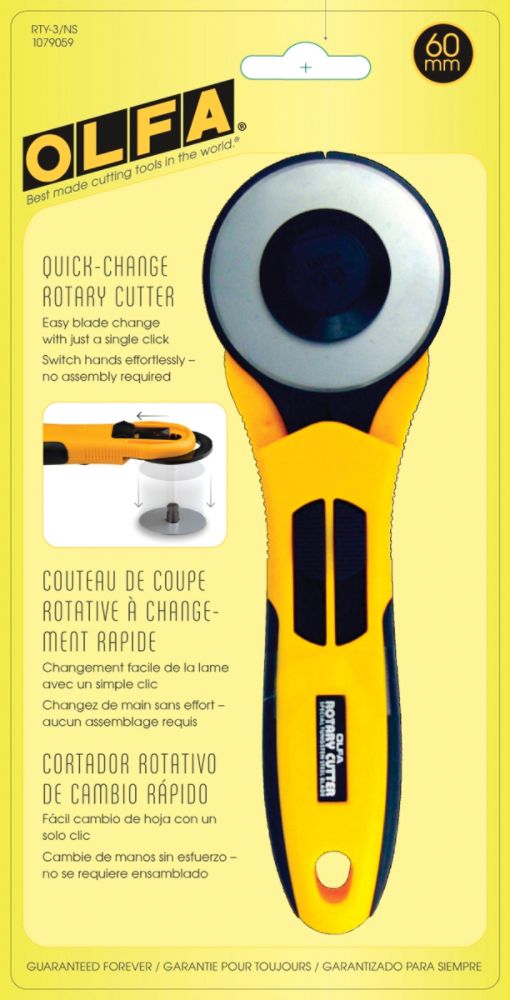 Olfa Quick Chng Rotary Cutter 60Mm