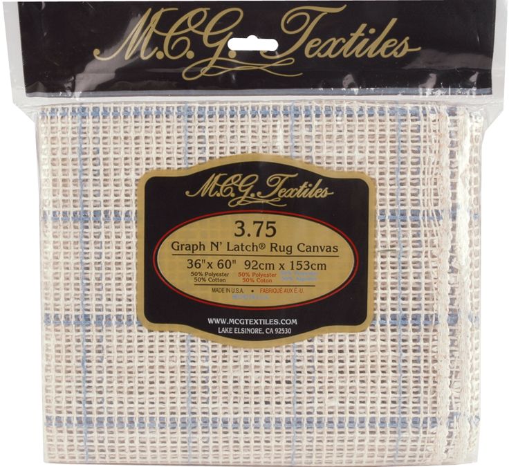 M C G Textiles 36"X60"   -Canvas Rug- Blank