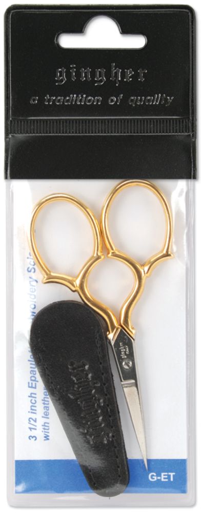 Gingher Gold Handl Scissors Epaulette