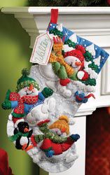 Bucilla 18" Long  -Snow Fun Stocking at Kmart.com