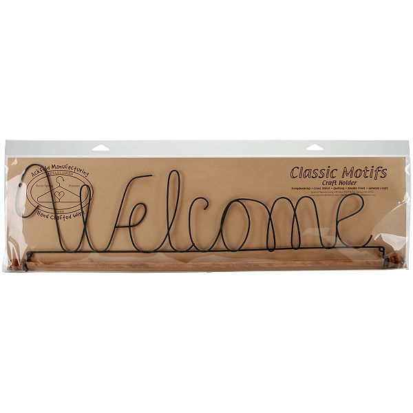 Ackfeld Welcome -22" Fabric Holder 4177
