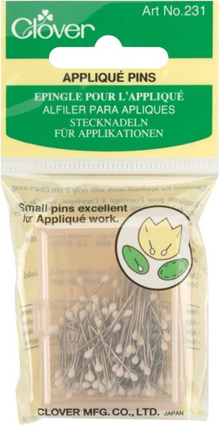 Clover 150Pkg Pins Applique