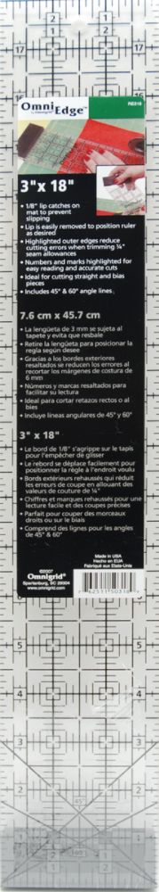 Dritz Omniege Ruler 3x18