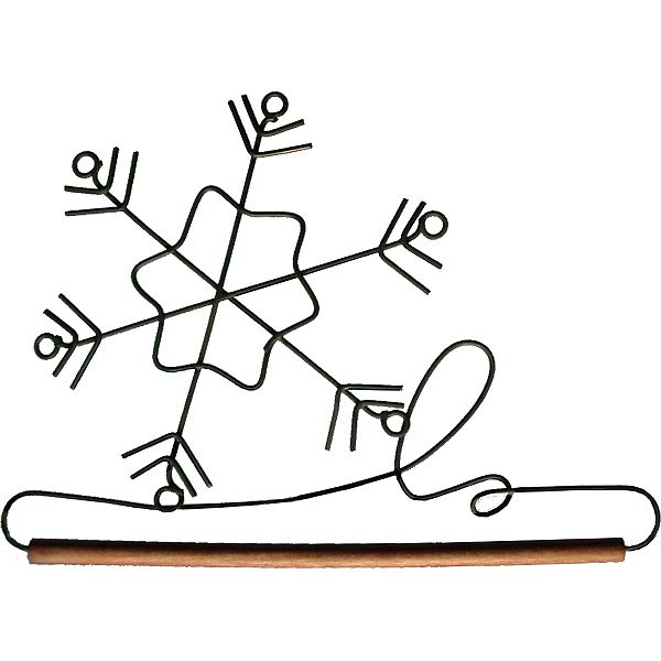 Ackfeld Snowflake -6" Fabric Holder 86547