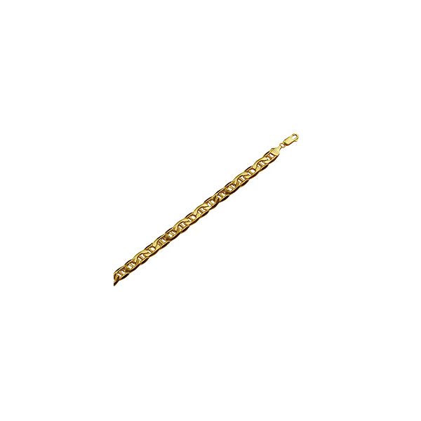 10kt Gold 9in Mariner Link Bracelet CSGC-18/9