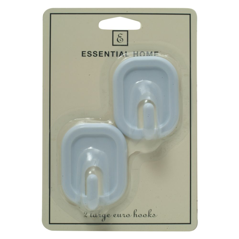 Essential Home Two Large Euro Hooks at Kmart.com