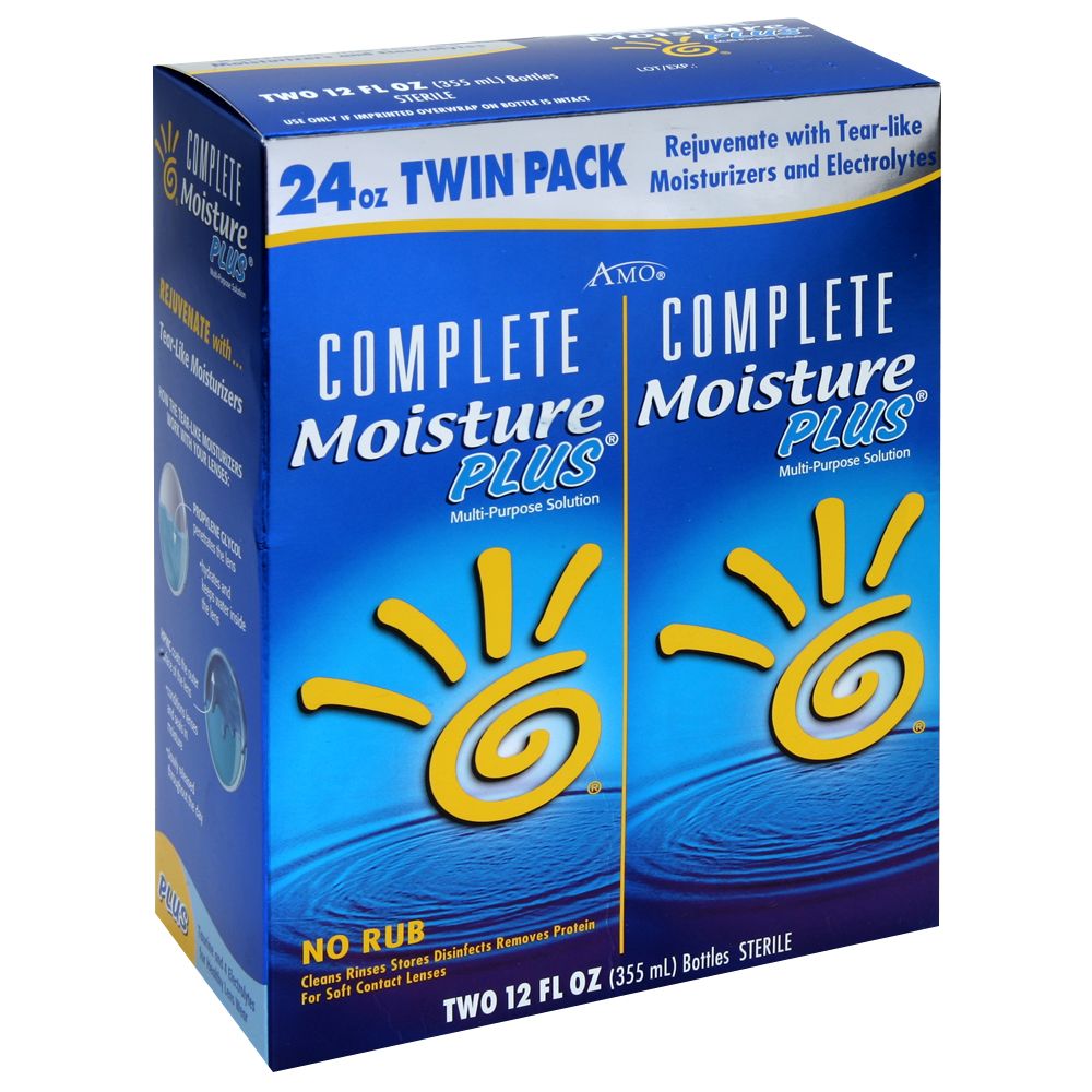 Complete MoisturePlus Multi-Purpose Solution, No Rub, 2 - 12 fl oz (355 ml) bottles at Kmart.com