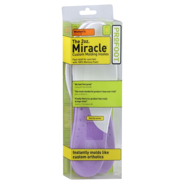 ProFoot 2 oz Miracle Insoles, Custom Molding, Women's Sizes 6-10, 1 pair at Kmart.com