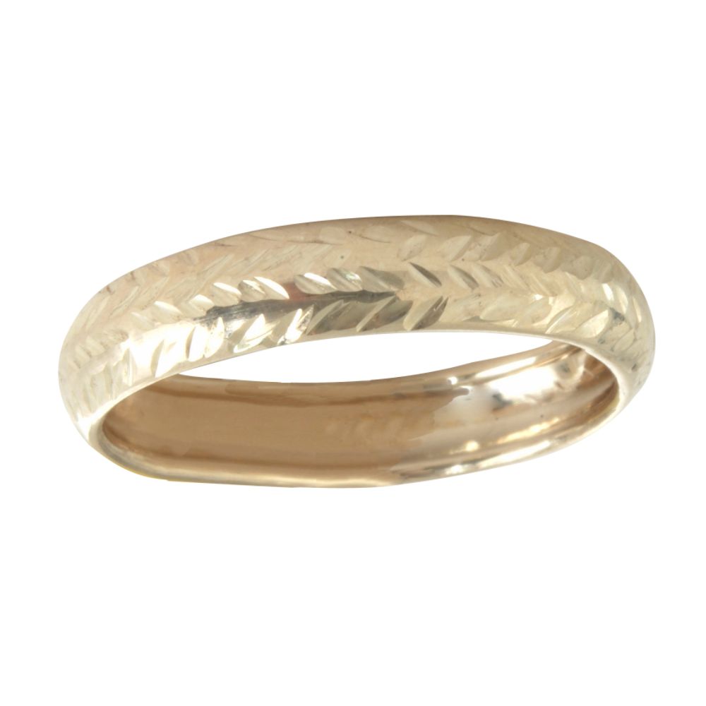Finger Bangle with Inlaid Leaf Design 10kt at Kmart.com