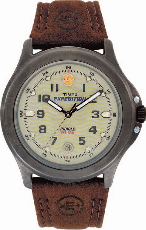 Timex Mens Expedition Full Size Watch with Leather Strap at Kmart.com