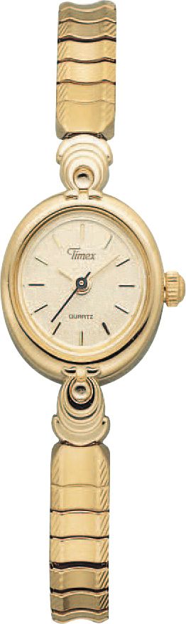 Timex Ladies Quartz Analog Expansion Band Petite Oval Case