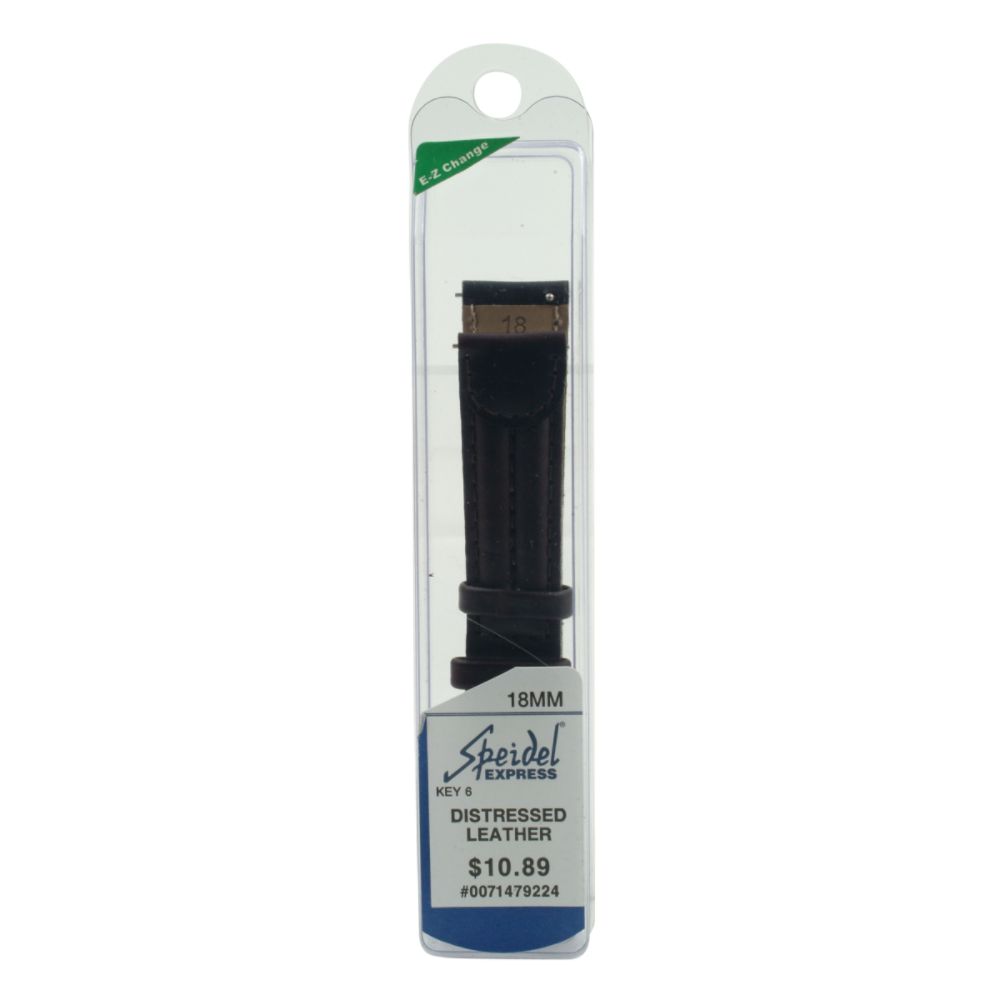 Speidel 18mm Brown Leather Watchband Distressed Leather at Kmart.com